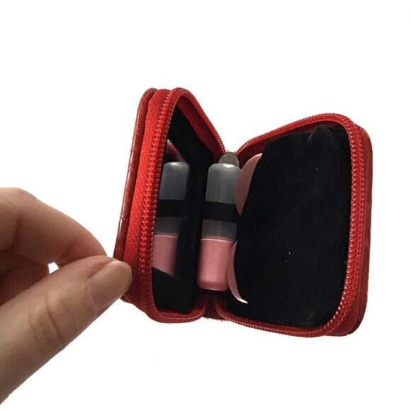 Miche Faux Croc EMPTY Contact Lenses Carrying Case - Picture 4 of 5